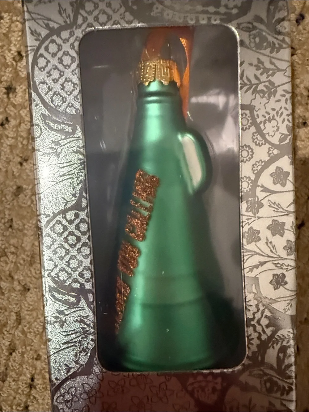Taylor Swift I heard you calling megaphone ornament